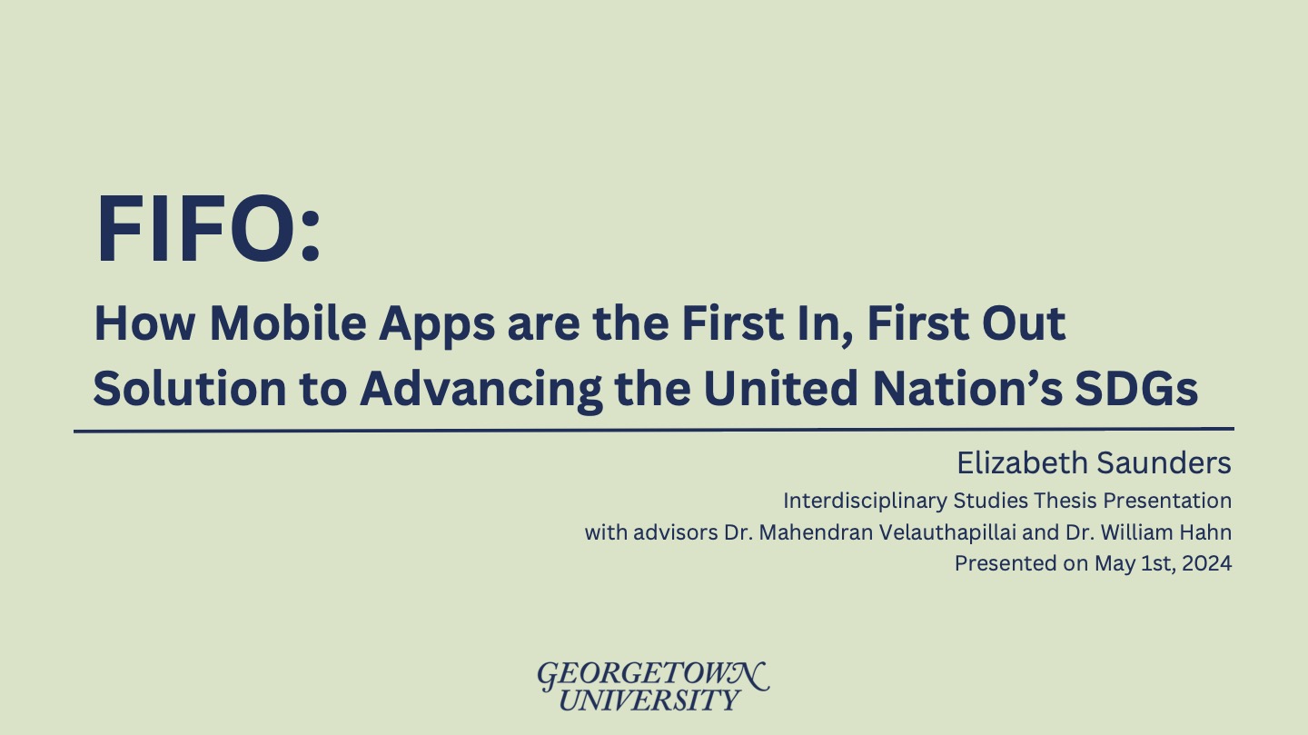 Undergraduate Senior Thesis